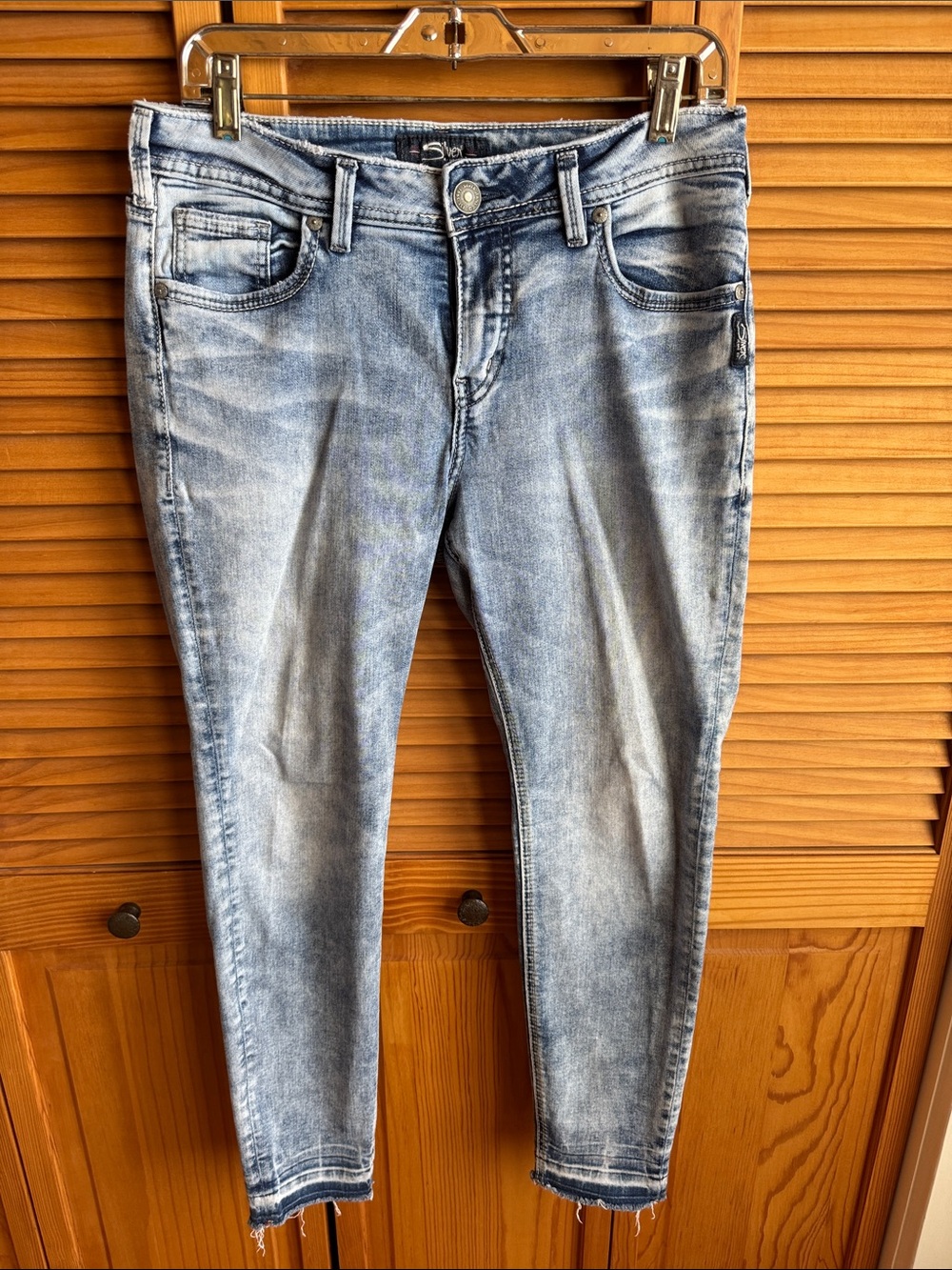Silver Jeans Light Wash Skinny Jeans